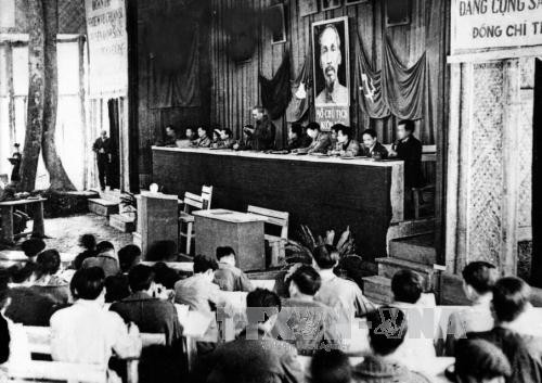 Đại hội Đảng toàn quốc lần thứ II tổ chức tại Chiến khu Việt Bắc (2/1951). Ảnh: TTXVN