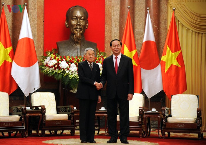 Hình ảnh Lễ đón Nhà vua Nhật Bản và Hoàng hậu thăm chính thức Việt Nam ảnh 7