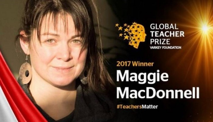 Cô giáo Maggie MacDonnell – Canada đoạt giải Giáo Viên Toàn Cầu 2017, Global Education and Skills