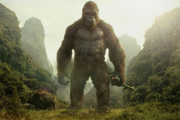 Một cảnh quay trong bộ phim &quot;Kong: Skull Island&quot; được thực hiện tại Ninh Bình. (Ảnh: Baogiaothong.vn)