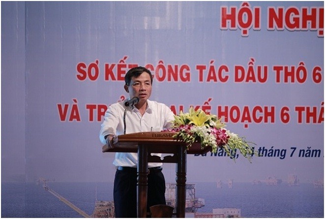 Phó Tổng Giám đốc Nguyễn Sinh Khang đã đánh giá công tác xuất bán dầu thô của Tập đoàn trong suốt 30 năm qua.