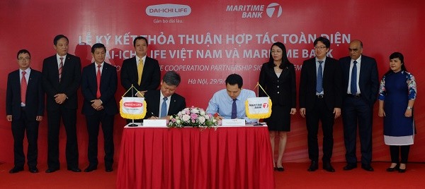 Maritime Bank và Dai-ichi Life Việt Nam ký kết thỏa thuận hợp tác toàn diện.