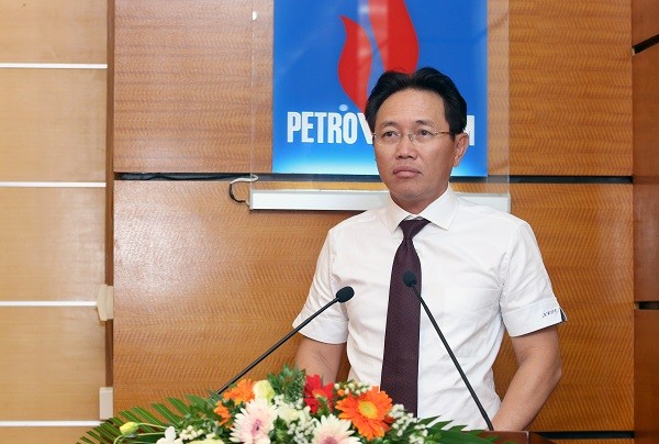 Tổng giám đốc PVN - ông Nguyễn Vũ Trường Sơn phát biểu tại buổi lễ.