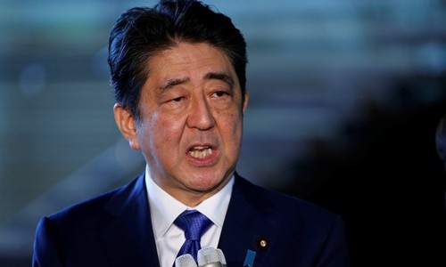 Thủ tướng Nhật Bản Shinzo Abe (Ảnh: Reuters)