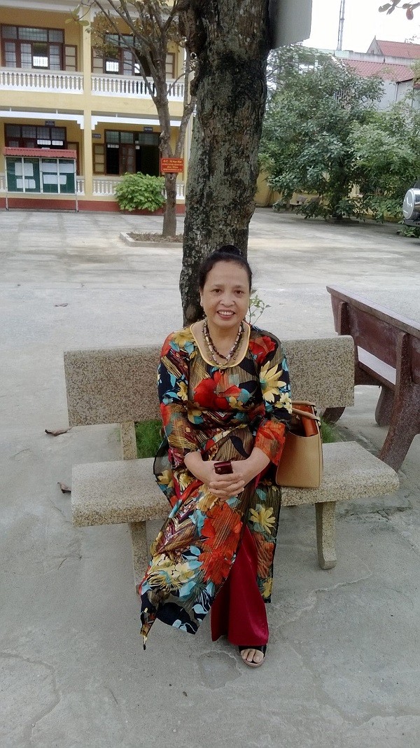 Cô giáo Đỗ Minh Nguyệt. (Ảnh: tác giả cung cấp)