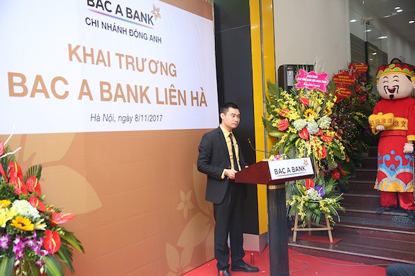 Ông Dương Ngọc Tuấn - Giám đốc BAC A BANK Chi nhánh Đông Anh