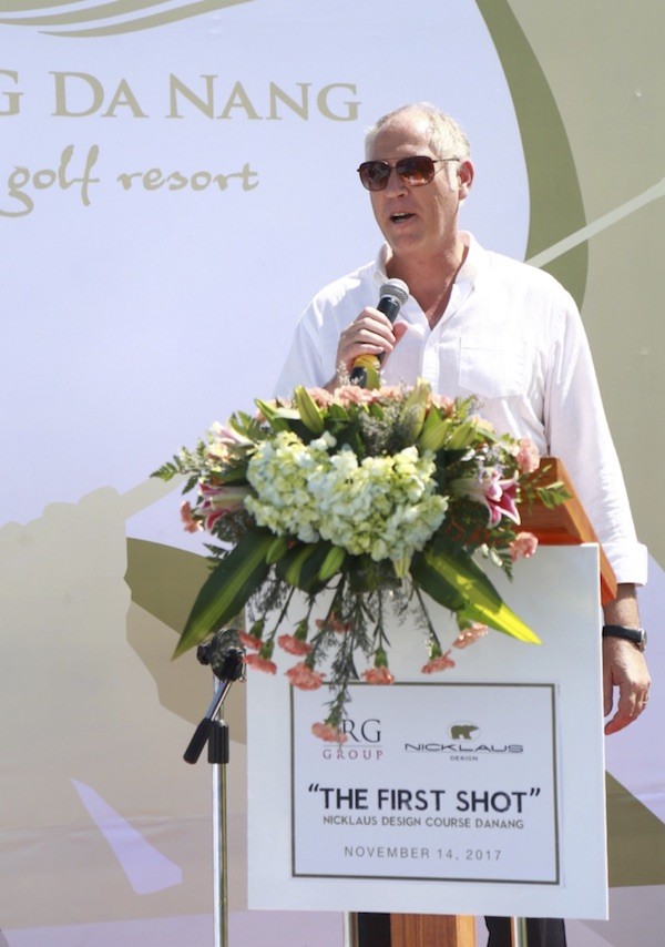 Ông Mark Reeves, Giám đốc khối Kinh doanh Golf Tập đoàn BRG