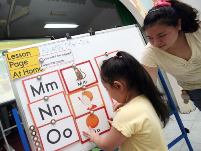 Có nên cho trẻ học tiếng Anh khi chưa sõi tiếng mẹ đẻ? (Ảnh minh họa trên Báo Phụ nữ Việt Nam)