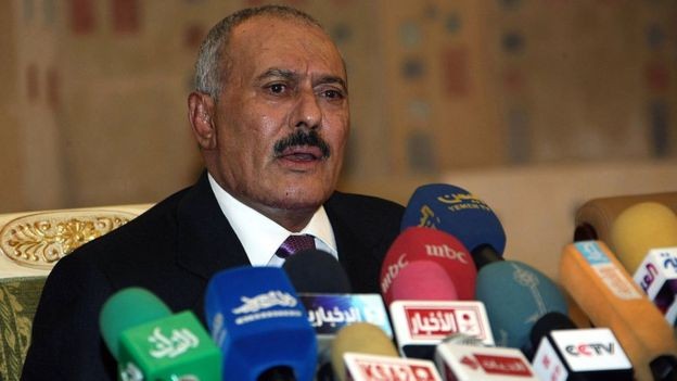 Cựu Tổng thống Yemen Ali Abdullah Saleh - người vừa bị sát hại hôm 4/12 (Ảnh: AP)