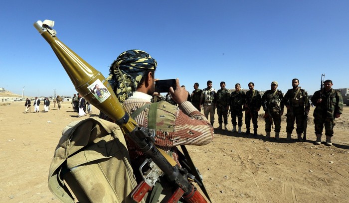 Lực lượng nổi dậy Houthis (Ảnh: AP)