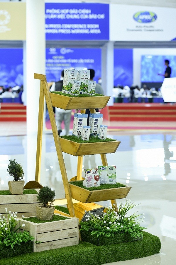 Sản phẩm Vinamilk được trưng bày tại APEC 2017.