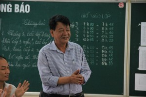 Thầy Phạm Trung Dũng, Hiệu trưởng Trường Lương Thế Vinh (Ảnh: luongthevinh.com.vn)