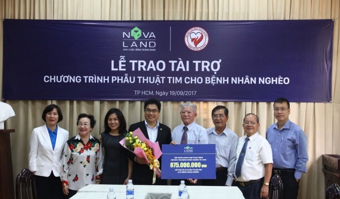 Novaland hỗ trợ phẫu thuật tim miễn phí thông qua Hội Bảo trợ bệnh nhân nghèo Thành phố Hồ Chí Minh