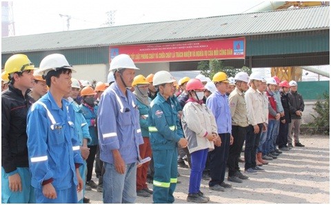 PVC và các nhà thầu đang tập trung nhân lực với mục tiêu đưa Dự án Nhà máy nhiệt điện Thái Bình 2 sớm về đích.