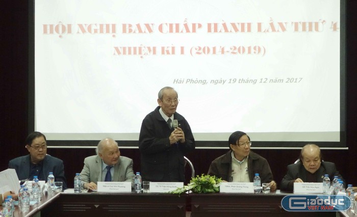 Các đại biểu dự Hội nghị Ban chấp hành Hiệp hội các trường đại học, cao đẳng Việt Nam lần thứ 4.