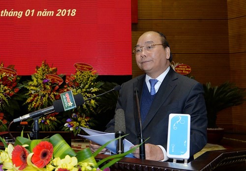 Thủ tướng Chính phủ Nguyễn Xuân Phúc phát biểu chỉ đạo buổi lễ.