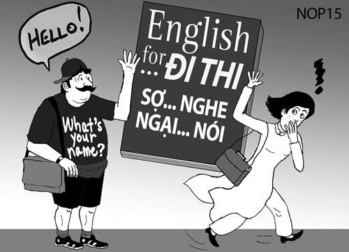 Chất lượng đào tạo tiếng Anh của một số trường đại học ở Việt Nam vẫn chưa đáp ứng được yêu cầu. (Ảnh: Tuoitre.vn)