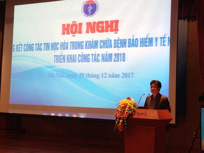 Phó Giáo sư, Tiến sĩ Phạm Lê Tuấn, Thứ trưởng Bộ Y tế phát biểu khai mạc Hội nghị. (Ảnh: moh.gov.vn)