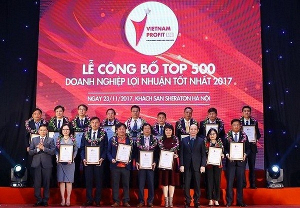 Lễ công bố Bảng xếp hạng VNR500 - Top 500 doanh nghiệp lớn nhất Việt Nam năm 2017.