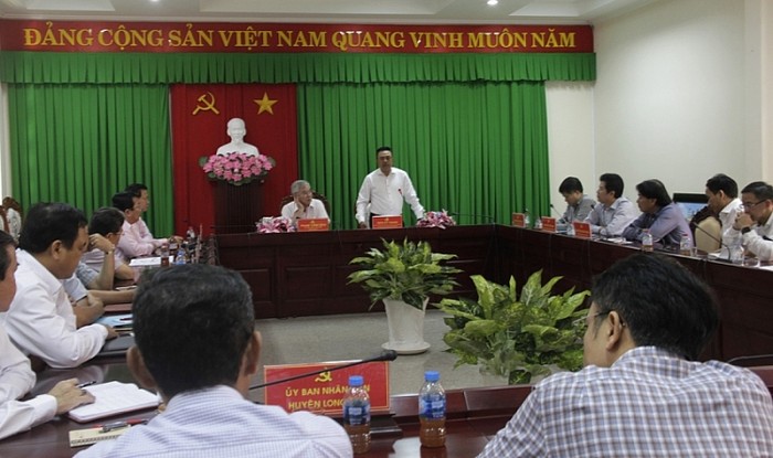 Đoàn công tác PVN làm việc tại Tỉnh ủy Sóc Trăng