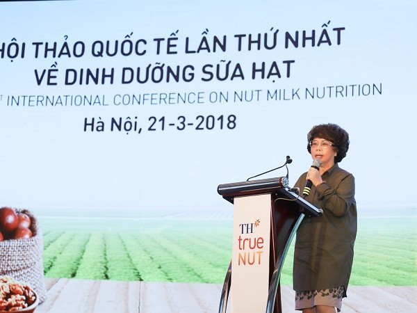 Hội thảo Quốc tế lần thứ nhất về dinh dưỡng sữa hạt của TH được đông đảo chuyên gia dinh dưỡng và người tiêu dùng quan tâm. ảnh: TH.