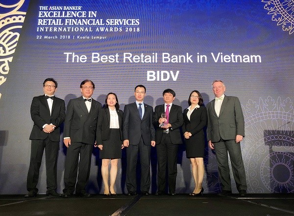 BIDV được Tạp chí The Asian Banker vinh danh là &quot;Ngân hàng bán lẻ tốt nhất Việt Nam&quot;