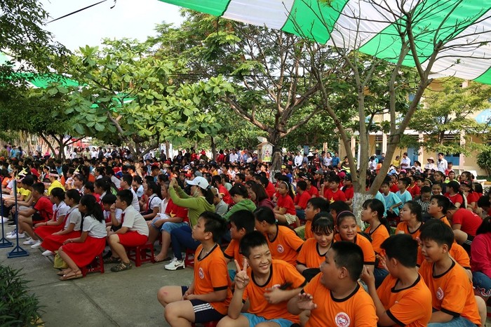 Ngày hội học sinh tiểu học Thành phố Đà Nẵng thu hút 100 trường tiểu học với hơn 2.000 em học sinh tham dự.