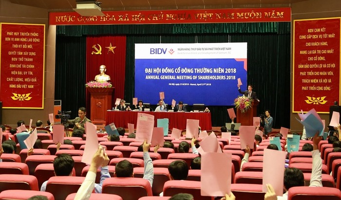 BIDV tổ chức Đại hội đồng cổ đông thường niên năm 2018.
