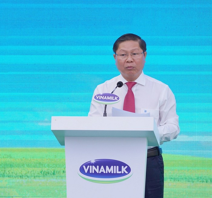 Ông Lê Tấn Dũng – Thứ trưởng Bộ Lao động, Thương binh và Xã hội phát biểu.