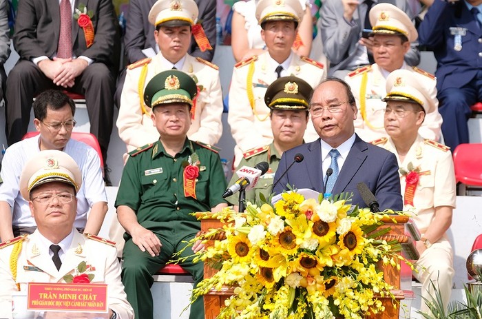 Thủ tướng Nguyễn Xuân Phúc phát biểu tại buổi lễ. Ảnh: VGP