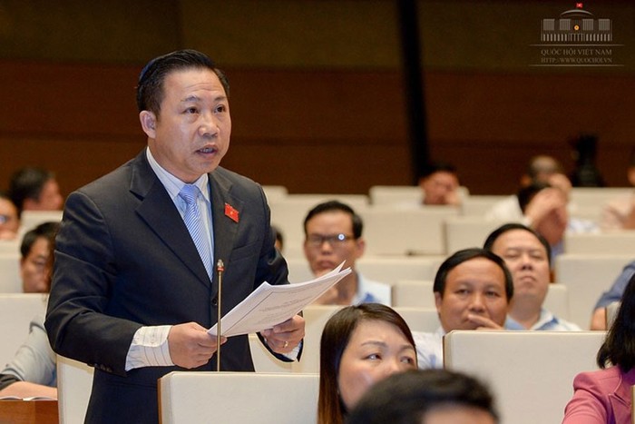 Đại biểu Lưu Bình Nhưỡng ủng hộ các hình thức tố cáo mới qua fax, email, điện thoại. Ảnh: Quochoi.vn