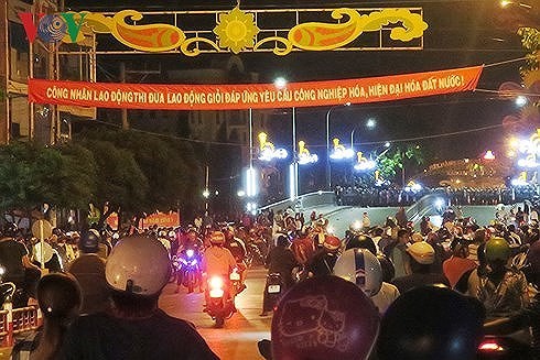 Cuộc gây rối lần thứ 2 ở Thành phố Phan Thiết, Bình Thuận đã được dập tắt nhanh chóng nhờ lực lượng hỗ trợ của Bộ Công an. Ảnh: VOV