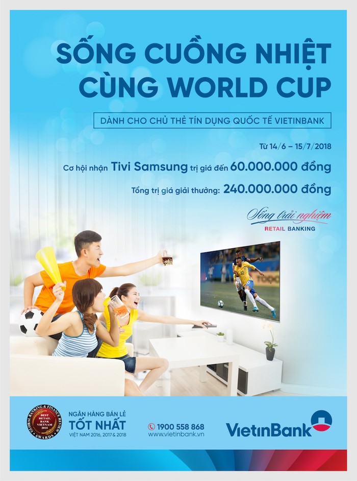 Poster chương trình “Sống cuồng nhiệt cùng World Cup”