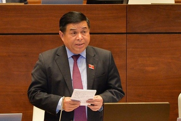 Bộ trưởng Nguyễn Chí Dũng. Ảnh: Trung tâm thông tin quốc hội.