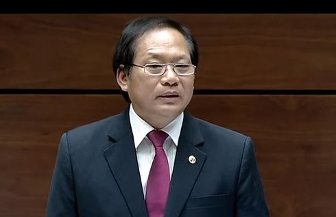 Bộ Chính trị quyết định thi hành kỷ luật ông Trương Minh Tuấn bằng hình thức cảnh cáo và cho thôi giữ chức Bí thư Ban cán sự đảng Bộ Thông tin và Truyền thông. Ảnh: VOV
