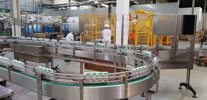 Máy móc thiết bị, dây chuyền sản xuất tại nhà máy sữa Cần Thơ