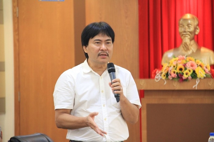 Ông Nguyễn Hùng Dũng – Thành viên Hội đồng thành viên PVN phát biểu tại Toạ đàm