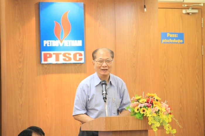 Ông Ngô Thường San - Chủ tịch Hội Dầu khí Việt Nam điểm lại quá trình tìm dầu trong đá móng cách đây 30 năm