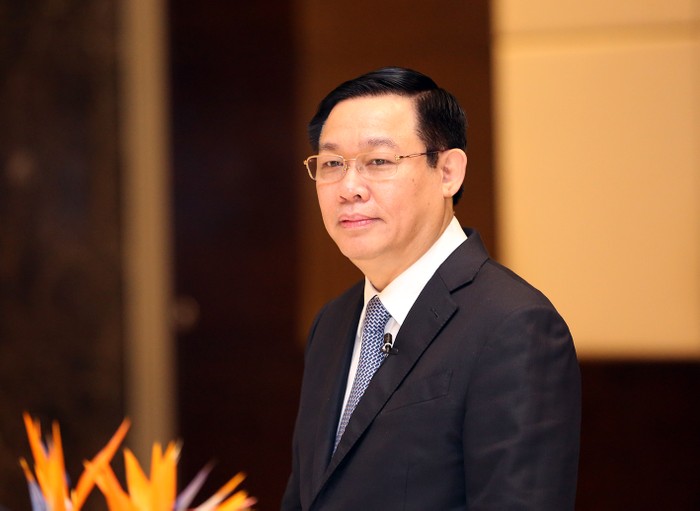 Phó Thủ tướng Vương Đình Huệ phát biểu tại diễn đàn. Ảnh: VGP/Thành Chung
