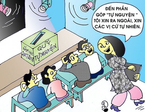 Phụ huynh cần nắm rõ thông tin để chống lại vấn nạn lạm thu đầu năm học. (Ảnh minh họa: baoquangninh.com.vn).