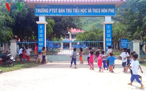 Nhiều trường ở vùng sâu, vùng xa tỉnh Gia Lai thiếu giáo viên giảng dạy. Ảnh: VOV