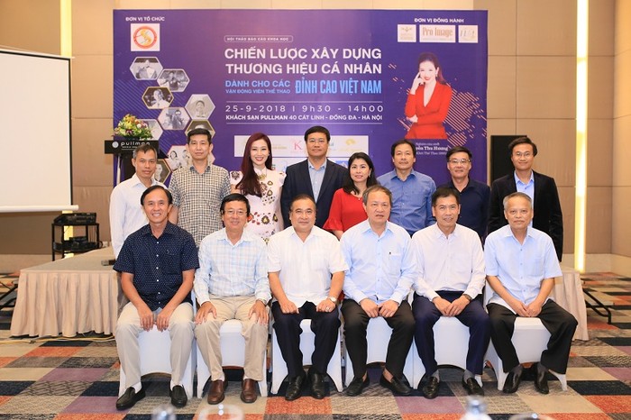 “Hội thảo khoa học xây dựng thương hiệu cá nhân dành cho các vận động viên thể thao đỉnh cao Việt Nam” đã diễn ra vào ngày 25/9/2018 tại Hà Nội.