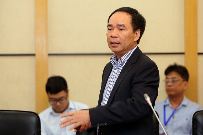 Phó Tổng giám đốc Tập đoàn Dầu khí Việt Nam Nguyễn Quốc Thập báo cáo về chuỗi dự án Khí Lô B- Ô Môn
