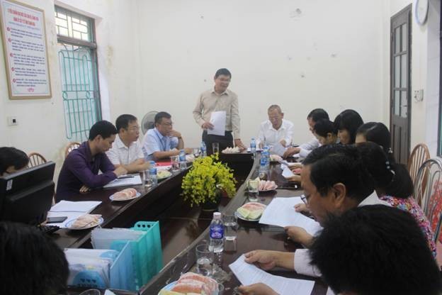 Ngày 13/11, Đoàn công tác của Chi cục An toàn thực phẩm tỉnh Kiên Giang đã tiến hành kiểm tra chéo Chi cục An toàn vệ sinh thực phẩm tỉnh Thanh Hóa.