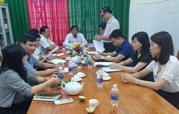 Chi cục trưởng Chi cục An toàn thực phẩm tỉnh Hà Giang thay mặt đoàn nhận xét đánh giá Chi cục An toàn vệ sinh thực phẩm Bà Rịa – Vũng Tàu.