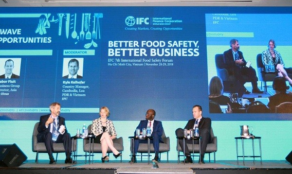 Diễn đàn An toàn thực phẩm quốc tế lần thứ 7 do IFC diễn ra tại Thành phố Hồ Chí Minh trong hai ngày 28-29/11.