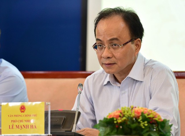 Ông Lê Mạnh Hà - nguyên Phó Chủ nhiệm Văn phòng Chính phủ. Ảnh: TTXVN