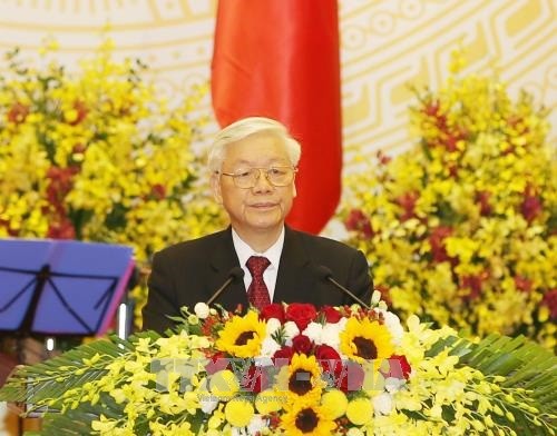 Tổng Bí thư Nguyễn Phú Trọng. Ảnh: Trí Dũng/TTXVN