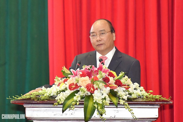 Thủ tướng phát biểu tại hội nghị. Ảnh: Chinhphu.vn