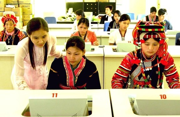 Trường phổ thông vùng cao Việt Bắc nơi đào tạo nguồn cán bộ là người dân tộc thiểu số. Ảnh minh họa. Nguồn: qdnd.vn